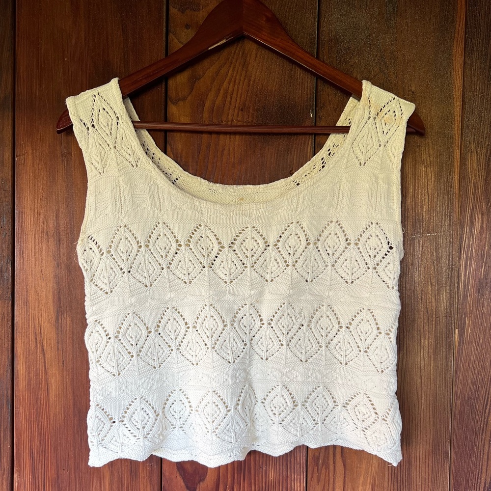 Vintage knitted tank